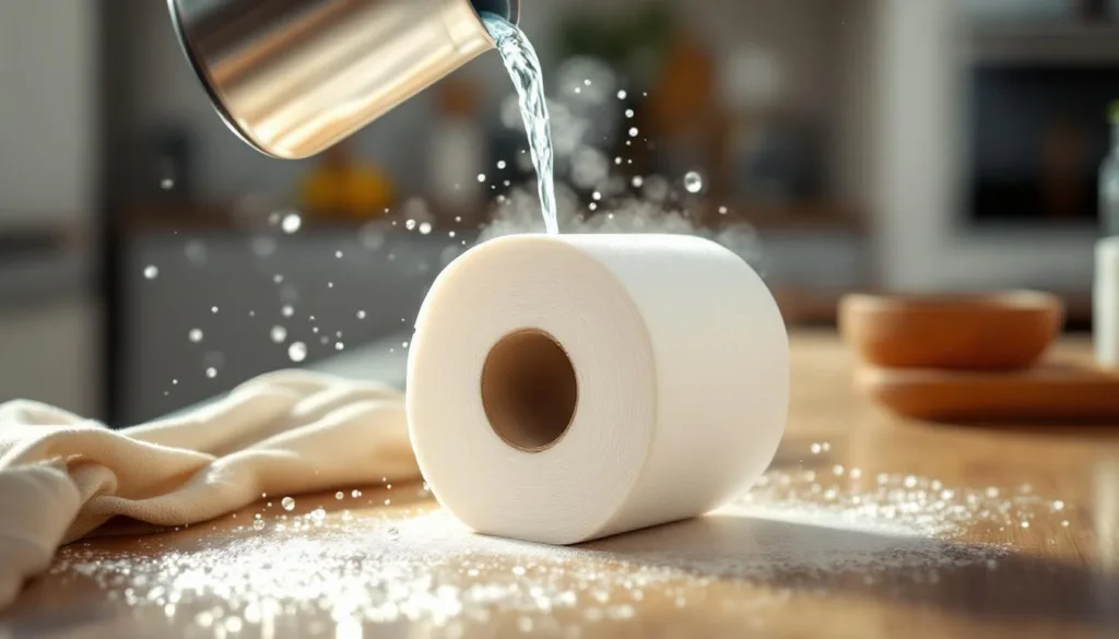 descubra como derramar água fervente no papel higiênico pode resolver um problema comum de forma simples e eficaz.