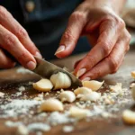 descubra este truque simples para descascar alho em segundos, sem usar faca. rápido, prático e seguro para sua cozinha!