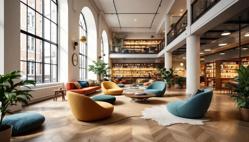 bibliotecas no reino unido oferecem refúgios essenciais para a saúde mental, combinando silêncio e livros para promover bem-estar emocional.