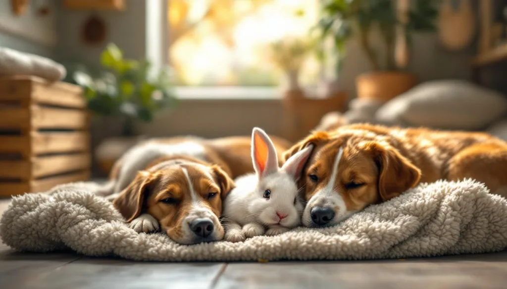 descubra como o coelho milo acalma cães em um abrigo e veja o vídeo surpreendente de 15 segundos que conquistou a internet.