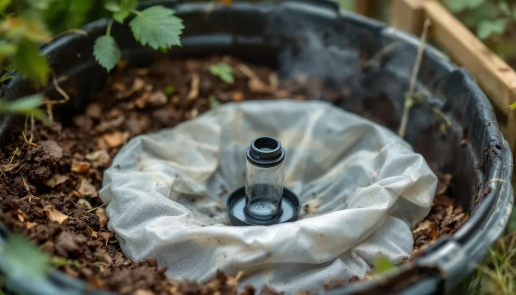 descubra como usei uma armadilha eficaz por 30 dias e eliminei os mosquitos do composteiro de forma simples e natural.